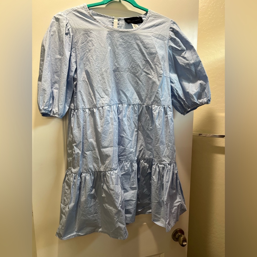 Light blue blouse